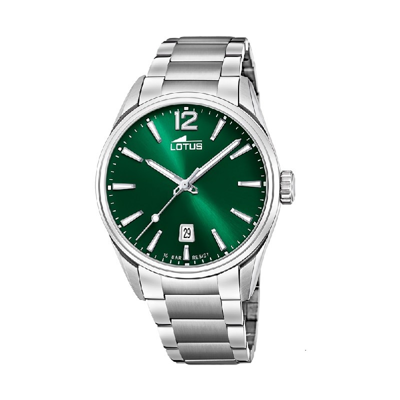 Reloj Lotus cab. 18692/4 ace. esf. verde