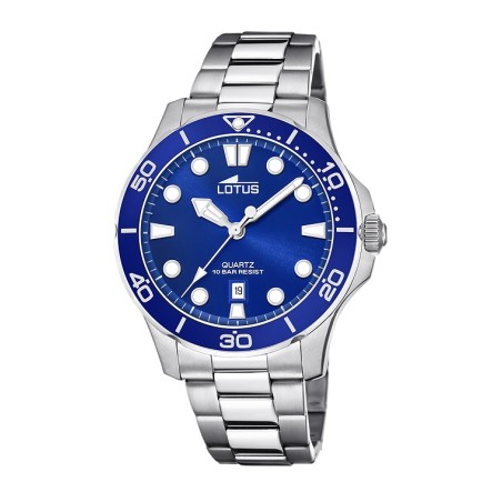 Reloj Lotus 18759/1 cab. acer. esf. azul