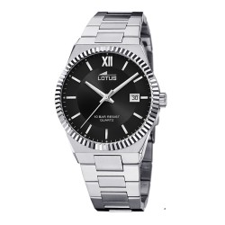 Reloj Lotus cab. 18835/3 ace. esf. negra