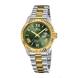 Reloj Lotus 19003/3 cab. ace. esf. verde